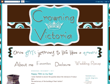 Tablet Screenshot of crowningvictoria.blogspot.com