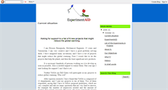 Desktop Screenshot of experimentaid.blogspot.com
