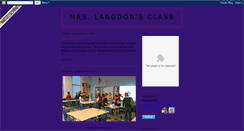 Desktop Screenshot of mrslangdonsclass.blogspot.com