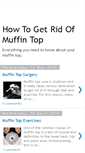 Mobile Screenshot of howtogetridofmuffintop.blogspot.com