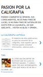 Mobile Screenshot of pasionporlacaligrafia.blogspot.com