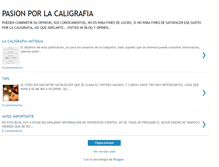 Tablet Screenshot of pasionporlacaligrafia.blogspot.com