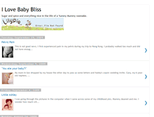 Tablet Screenshot of lovebabybliss.blogspot.com