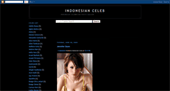 Desktop Screenshot of indonesian-celeb.blogspot.com