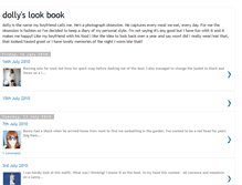 Tablet Screenshot of dollyslookbook.blogspot.com
