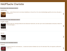 Tablet Screenshot of hauptsachecharlotte.blogspot.com