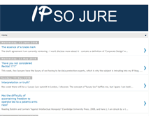 Tablet Screenshot of ipso-jure.blogspot.com