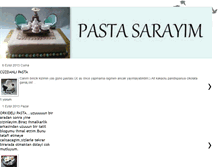 Tablet Screenshot of pastasarayim.blogspot.com