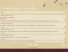 Tablet Screenshot of nkcapitalpartners.blogspot.com