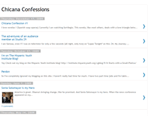 Tablet Screenshot of chicanaconfessions.blogspot.com