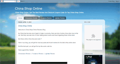 Desktop Screenshot of chinashoponline.blogspot.com