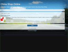 Tablet Screenshot of chinashoponline.blogspot.com