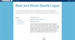 Desktop Screenshot of bestandworstsportslogos.blogspot.com