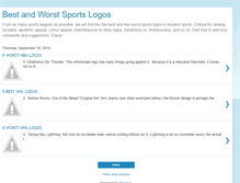 Tablet Screenshot of bestandworstsportslogos.blogspot.com