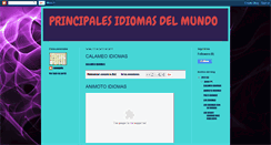 Desktop Screenshot of princiaplesidiomasdelmundo.blogspot.com