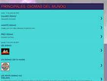 Tablet Screenshot of princiaplesidiomasdelmundo.blogspot.com