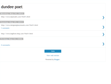 Tablet Screenshot of dundeepoet.blogspot.com