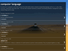Tablet Screenshot of computerlanguagec.blogspot.com