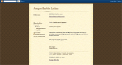 Desktop Screenshot of juegos-barbie-latina.blogspot.com