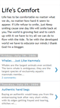 Mobile Screenshot of lifescomfort.blogspot.com
