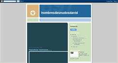 Desktop Screenshot of hombresdesnudosdavid.blogspot.com