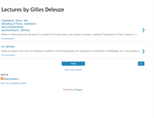 Tablet Screenshot of deleuzelectures.blogspot.com