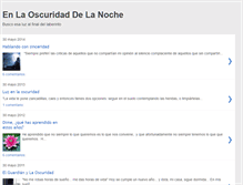 Tablet Screenshot of enlaoscuridaddelanoche.blogspot.com