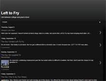 Tablet Screenshot of lefttofry.blogspot.com