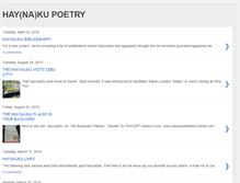 Tablet Screenshot of haynakupoetry.blogspot.com