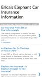 Mobile Screenshot of elephantcarinsurance.blogspot.com