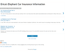 Tablet Screenshot of elephantcarinsurance.blogspot.com