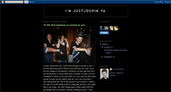 Desktop Screenshot of justjoshduh.blogspot.com