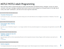 Tablet Screenshot of libraryadultprogramming.blogspot.com