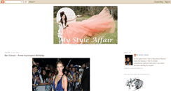 Desktop Screenshot of mystyleaffair.blogspot.com