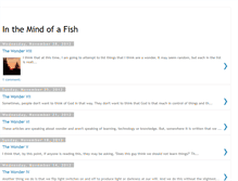 Tablet Screenshot of inthemindofafish.blogspot.com