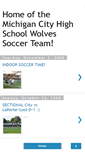 Mobile Screenshot of michigancityhighschoolwolvessoccer.blogspot.com