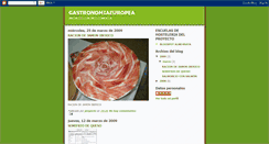 Desktop Screenshot of gastronomiaeuropea.blogspot.com