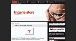 Desktop Screenshot of lingerie-btemplatebox.blogspot.com