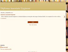 Tablet Screenshot of diplomaassociateengineer.blogspot.com