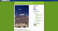 Desktop Screenshot of aplicacionesdelaenergiaeolica.blogspot.com