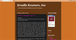 Desktop Screenshot of kradlekouture.blogspot.com