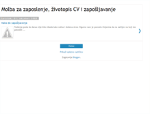 Tablet Screenshot of cv-zivotopis.blogspot.com