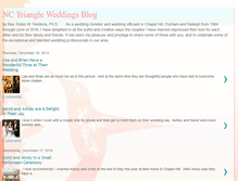 Tablet Screenshot of nctriangleweddings.blogspot.com