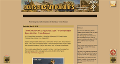 Desktop Screenshot of deutsches-afrikakorps.blogspot.com