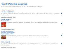 Tablet Screenshot of mahathir-mohamad.blogspot.com