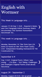 Mobile Screenshot of englishwithwormser.blogspot.com
