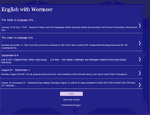 Tablet Screenshot of englishwithwormser.blogspot.com