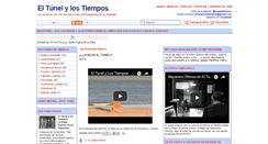 Desktop Screenshot of eltunelylostiempos.blogspot.com