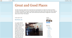 Desktop Screenshot of greatandgoodplaces.blogspot.com