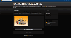 Desktop Screenshot of calzadobucaramanga.blogspot.com